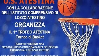 preview picture of video '1° TROFEO ATESTINA - Torneo di Basket'
