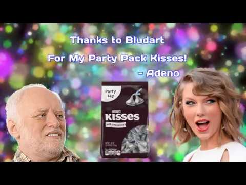 Thanks For Party Bag Kisses Bludart!