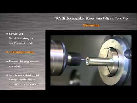 TRAUB Streamline-Fräsen Torx Pro