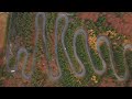 Serpentinele De Lângă Cheia De Pe DN1A Drumuri Montane în România Filmare Aeriană 4K