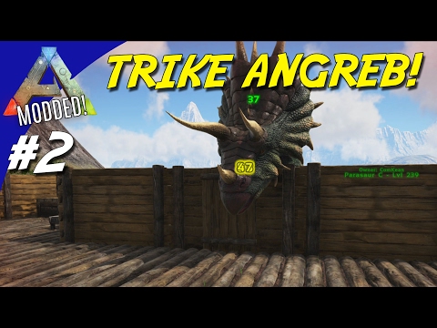 TRIKE ANGREB! - ARK Survival Evolved Dansk Modded - Ep 2 (Extinction Core)