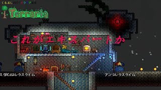 PC版　テラリアでエキスパートモード始めます。　くるぶしが行くテラリア実況part10