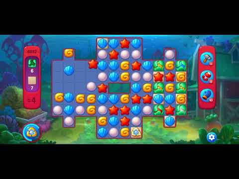 Fishdom Hard level 6892 no boosters フィッシュダム