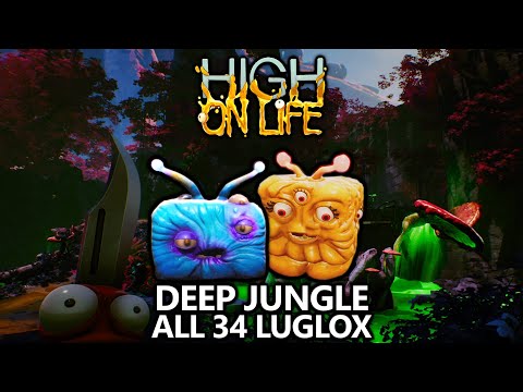 High on Life - All 35 Deep Jungle Luglox Locations Guide (Chests/Crates)