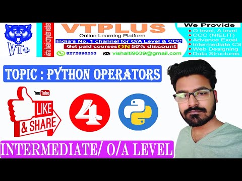 Day 4 Python Operators