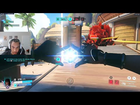 SUGARFREE CARRY SOJOURN + SYMMETRA - OVERWATCH 2 SEASON 19 TOP 500