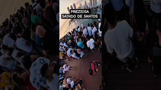 MSC PREZIOSA navio cruzeiro saindo  Santos Argentina Uruguai @cruzeiros2025 #maior #drone #shorts