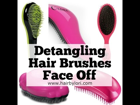 Product Review: Detangling Hair Brushes Face Off