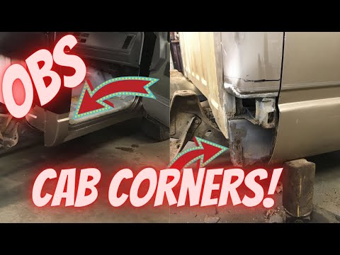 Cheap cab corner replacement on a 1988 through 1998 Chevrolet or GMC regular cab pickup. OBS GMT400