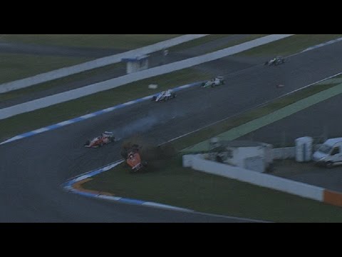 Norris' big crash, ADAC Formel 4 at Hockenheim