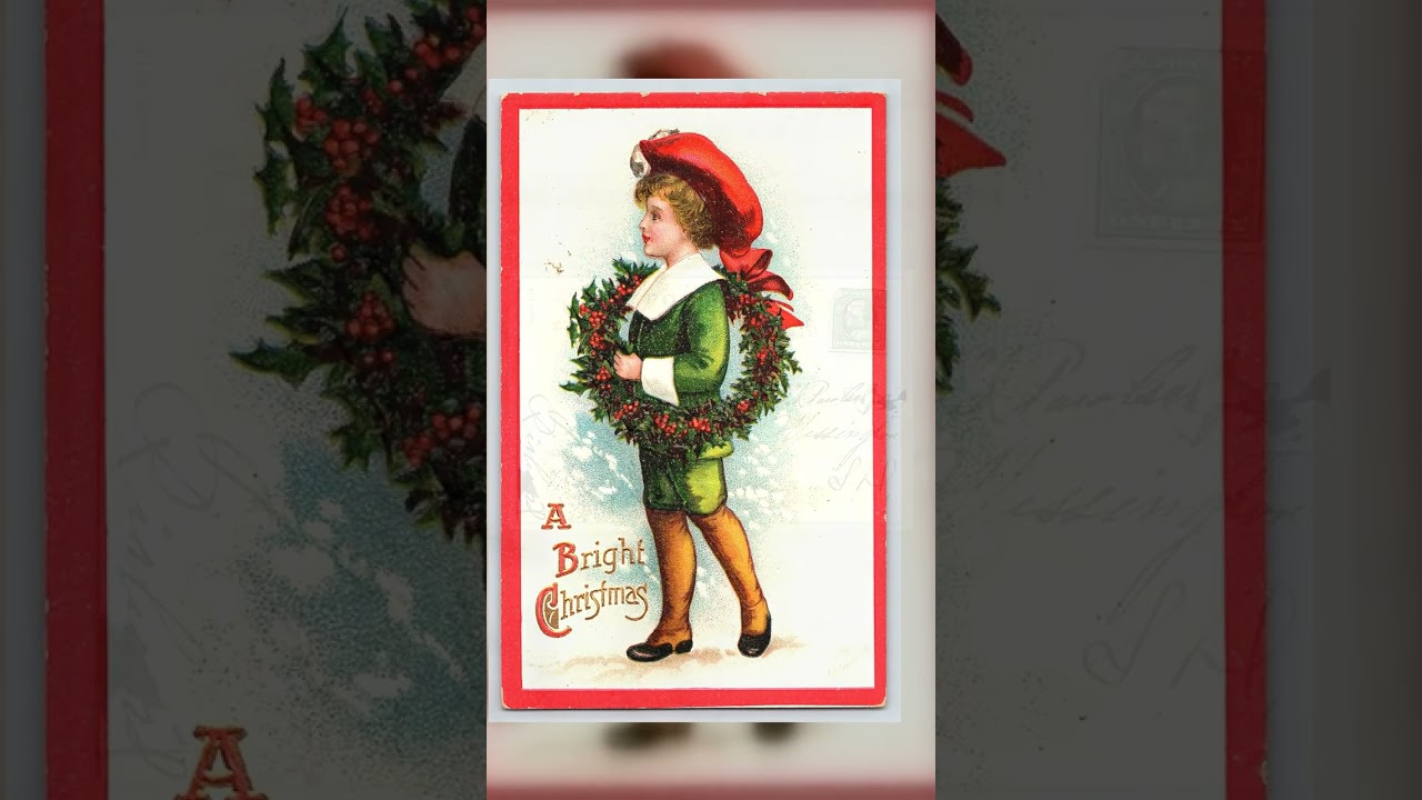 International Art Publishing, Divided Back, Christmas Child, 1908 Video