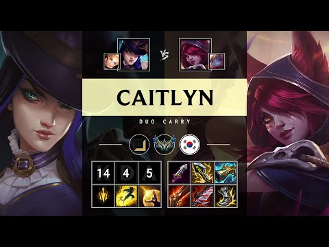 Caitlyn ADC vs Xayah: Legendary - KR Challenger Patch 14.23