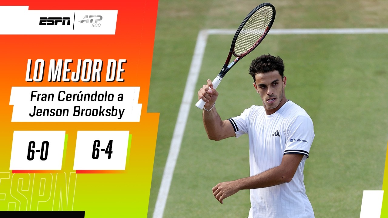 FRAN CERÚNDOLO SACÓ A RELUCIR SU MEJOR TENIS Y SE IMPUSO ANTE BROOKSBY EN SETS CORRIDOS | RESUMEN