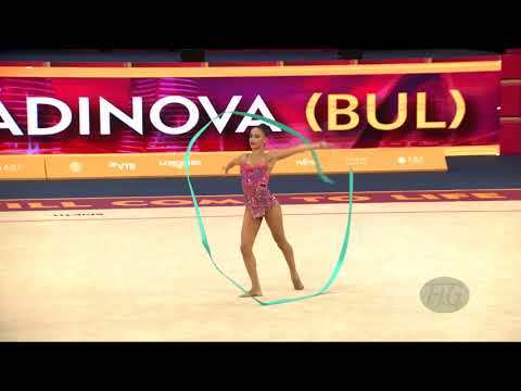 VLADINOVA Neviana (BUL) - 2019 Rhythmic Worlds, Baku (AZE) - Qualifications Ribbon