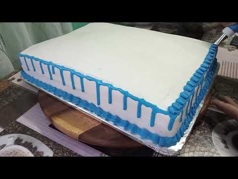 Decorating A Sheet Cake No Crumb Coat No Cake Waste Minimum Frosting Imperfectly Perfect