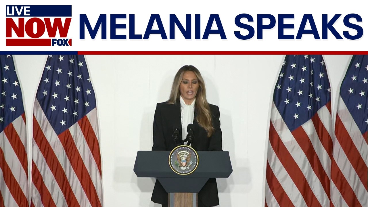 Melania Trump delivers Fostering the Future address