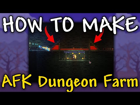 How to Make AFK Dungeon Farm in Terraria | Afk Dungeon Farm in Terraria