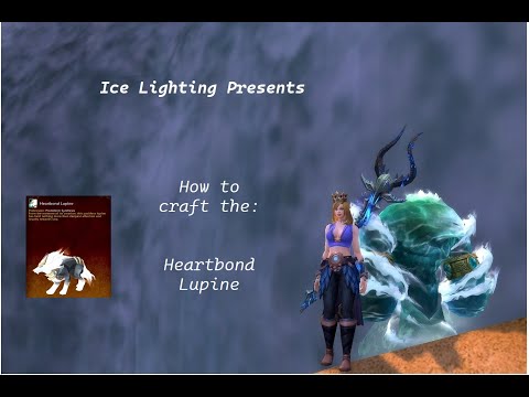 Crafting the Heartbond Lupine - Craftable mount- Lupine Lattice - crystalized echo of the first ones
