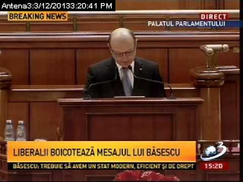 Discurs Traian Basescu Parlament