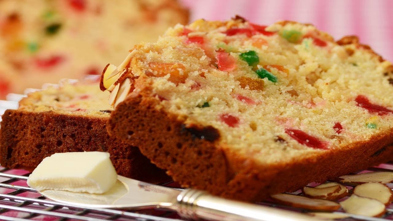 Light Fruit Cake Recipe Demonstration - Joyofbaking.com
