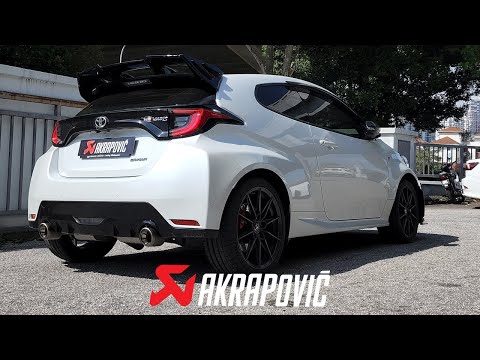 TOYOTA GR YARIS AKRAPOVIC EXHAUST | BEST TITANIUM EXHAUST FOR GR YARIS