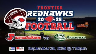 Frontier Redhawk Football vs Greenfield