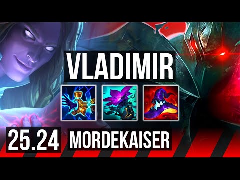 VLADIMIR vs MORDEKAISER (TOP) | Perfect KDA: 9/0/4 | EUW Master | 25.24