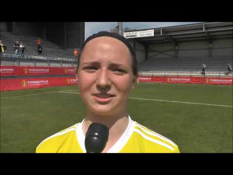 Estée Cattoor na KAA Gent Ladies WU16 - Yellow Flames op 22 04 2019