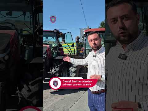 Noul tractor pentru Serviciul Local de Salubrizare a ajuns la Lumina