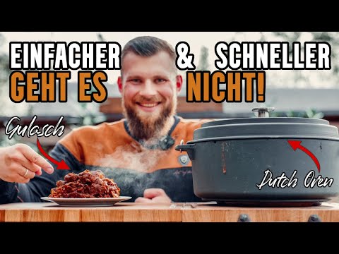 The easiest goulash in just 2 hours from the Dutch oven | Beef goulash recipe