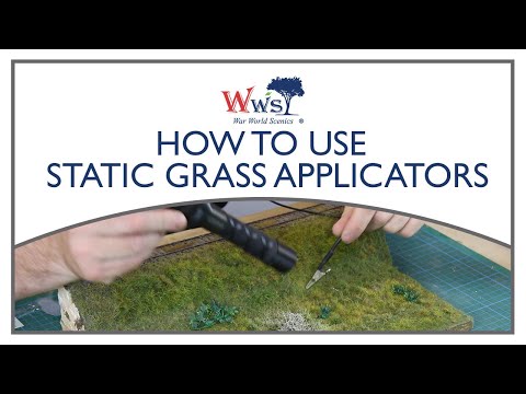 How to use WWScenics Static Grass and Pro Grass Applicator Range