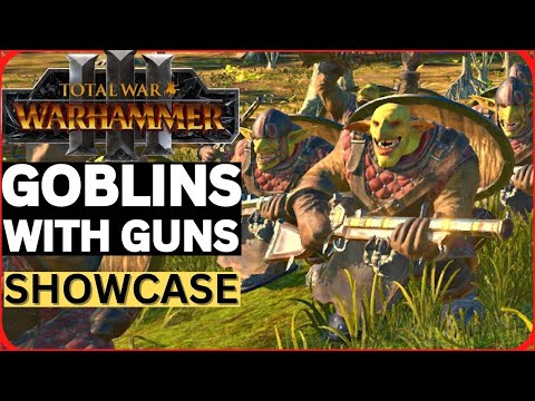 GOBLINS WITH DWARF WEAPONS:TOTAL WAR WARHAMMER 3