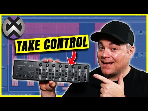 Setup Korg nanoKontrol2 in Tracktion Waveform