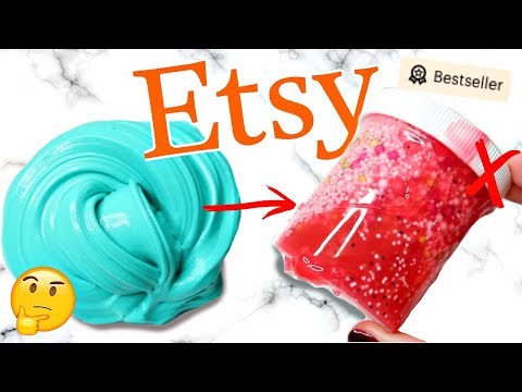 ETSY "BESTSELLER" SLIME SHOP REVIEWS!