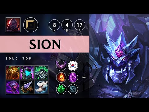 Sion Top vs Camille: Killing spree - KR Master Patch 14.20