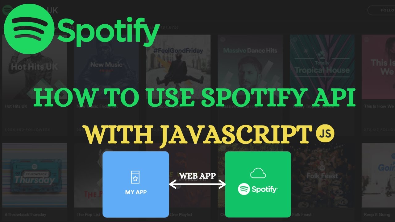 How to use Spotify's Web API 🔥 with Javascript | Javascript API Project