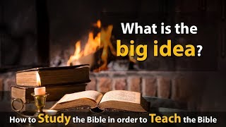 What is the big idea