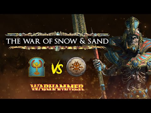 Warhammer Fantasy Lore: Settra (Tomb Kings) VS Norsca & The Warriors of Chaos