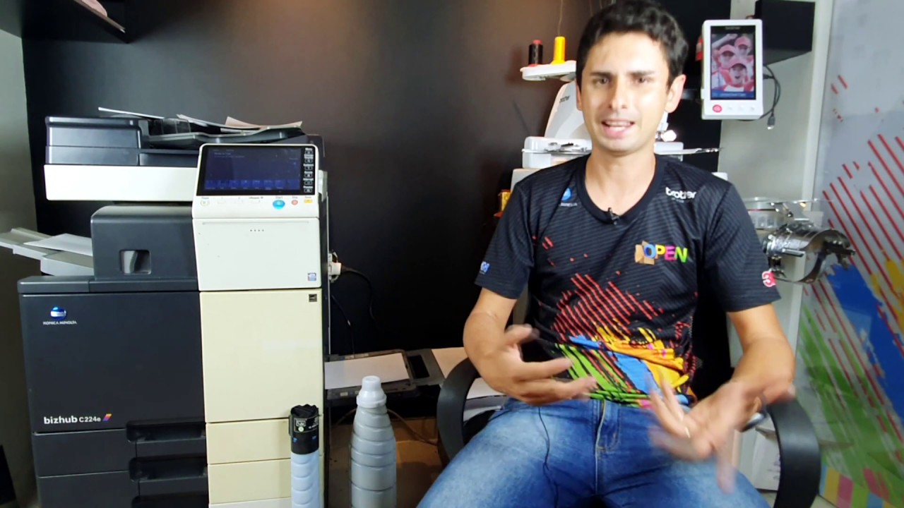 Konica C224 é boa? - Qual melhor impressora laser para gráfica rápida?