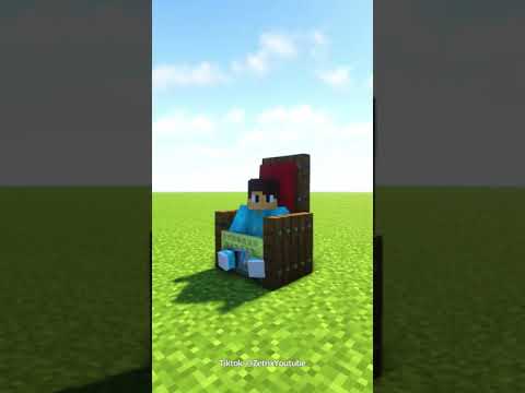 How to make a Working Chair in Minecraft