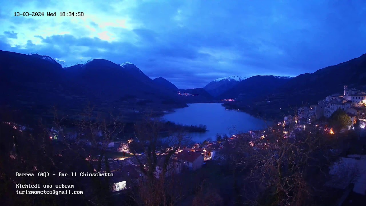 Barrea panorama vista lago | Bar Il Chioschetto (AQ)