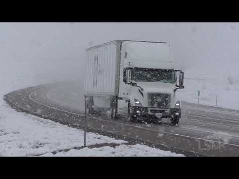 04-05-2021 Belt, MT - Heavy Spring Snow - Winter Weather