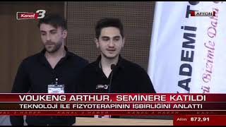 Voleybol Oyuncusu Voukeng Arthur AFSÜ'de Seminere Katıldı