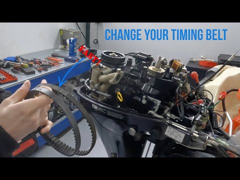 How To Change A Timing Belt On A Outboard Engine! EASY!! ( Tohatsu 9.8HP )