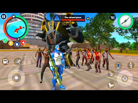 Rope Hero: Vice Town ( Kill All Zombie use BD-100 ) Games Kon – HD Android Gameplay