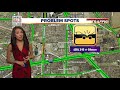 Crash at Windmill, Jones blocks north, east, and westbound lanes