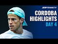 Schwartzman Begins Quest for Title; Cerundolo Meets Kecmanovic | Cordoba Open 2021 Highlights Day 4