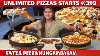 JUST @399 UNLIMITED 🍕😋 PIZZA IN CHENNAI |  EATZA PIZZA RESTAURANT | ANNA NAGAR | SOUTHERN DIARY