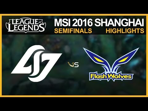MSI 2016 Highlights - Semifinals: CLG vs FW All Games