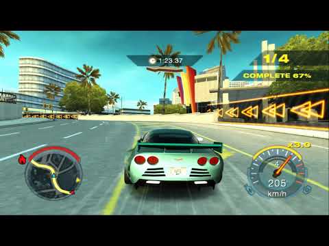 Need for Speed Undercover (PS2) - Stadium Sprint / Chevrolet Corvette Z06
